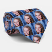 Custom Family Photo Personalised Tie (Rolled)