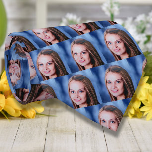Custom Family Photo Personalised Tie