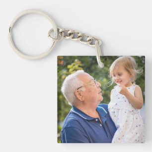 Custom Family Photo Personalized Key Ring