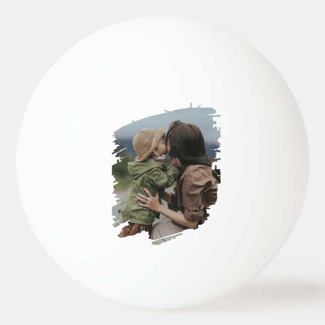 Custom Family Photo  Ping Pong Ball (Front)