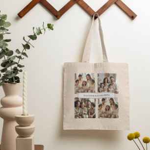 Custom Family Photo – Together Is Everything Tote Bag