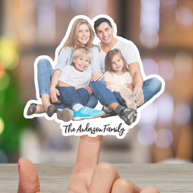 Custom Family Photo Vinyl Sticker – Waterproof Dec (Custom Family Photo Vinyl Sticker – Waterproof Decal)