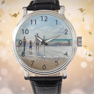Custom family photo watch