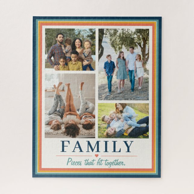 Custom Family Photos Puzzle (Vertical)