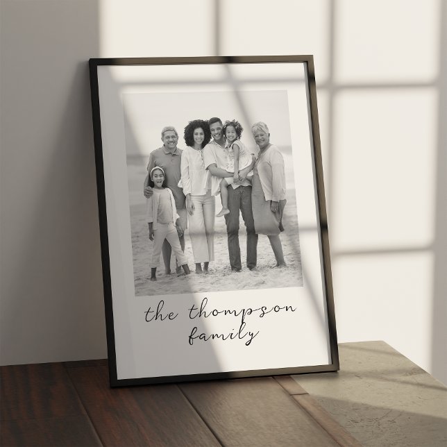 Custom Family Portrait Gift For Mum From Daughter Poster (Creator Uploaded)