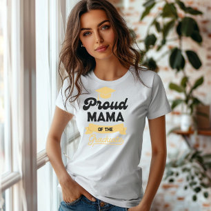 Custom Family Proud Mama of the Graduate T-Shirt