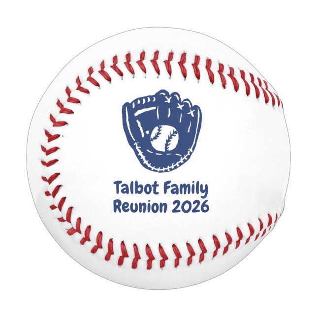 Custom Family Reunion Baseball (Front Left)