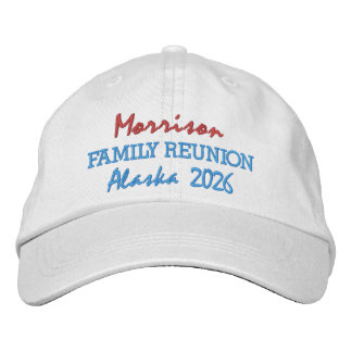 Custom Family Reunion Embroidered Hat