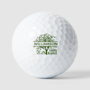 Custom Family Reunion Genealogy Tree Matching Golf Balls
