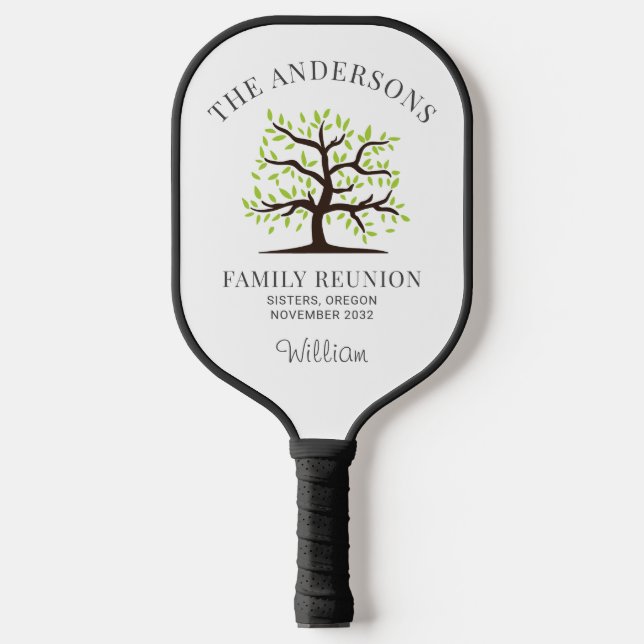 Custom Family Reunion Genealogy Tree Personalised Pickleball Paddle (Front)