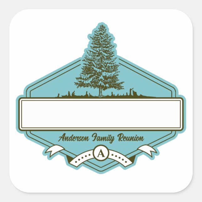 Custom Family Reunion Name Tag (Front)
