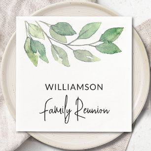 Custom Family Reunion Napkin