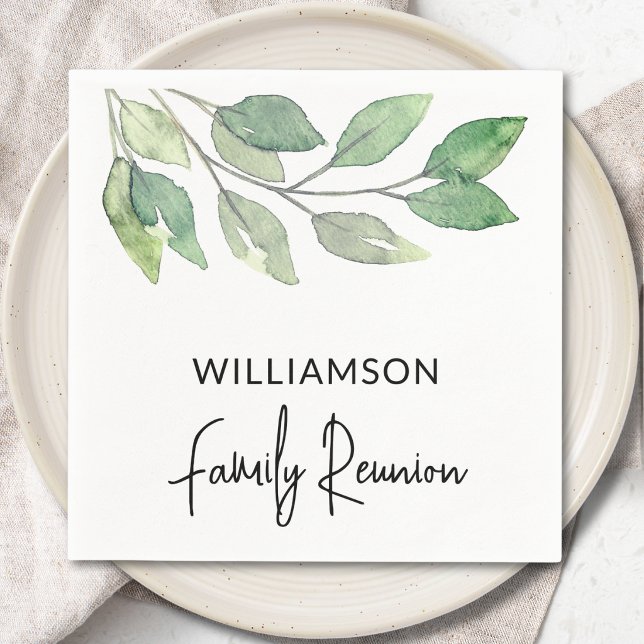 Custom Family Reunion Napkin (Creator Uploaded)