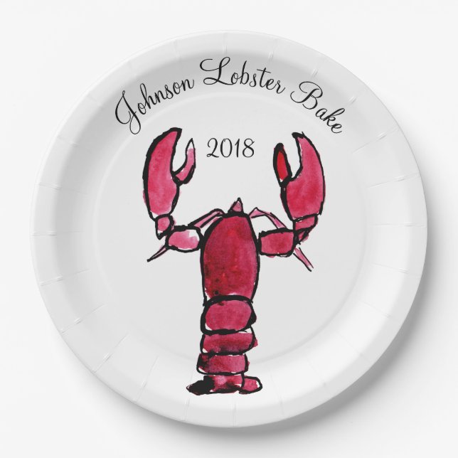 Custom Family Reunion Paper Plates (Front)