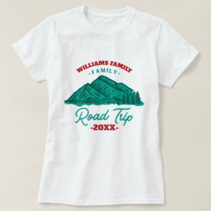 custom Family Reunion Road Trip mountain T-Shirt
