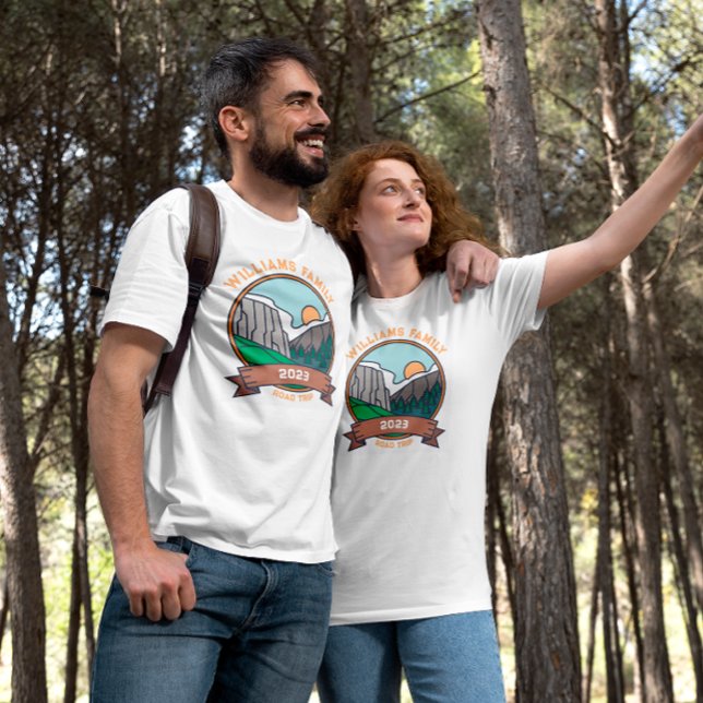 Custom Family Reunion Road Trip Mountain T-Shirt (Creator Uploaded)