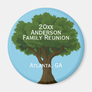 Custom Family Reunion Souvenir Magnet
