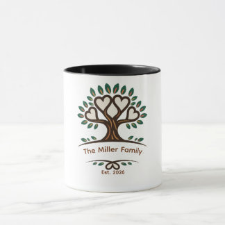 Custom Family Reunion Tree T-Shirt Mug