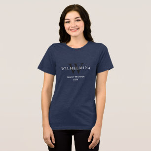 Custom Family Reunion Tri Blend Tee Design