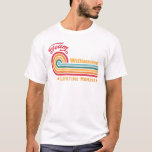 Custom Family Reunion Vintage Matching Monogram T-Shirt<br><div class="desc">Make your family reunion extra special with the Custom Family Reunion Vintage Matching Monogram T-Shirt. Our t-shirts feature a fun sunset retro design personalized with your family name. Whether you're planning a picnic, road trip or a cruise, these trendy and unique shirts will bring your family together in style. Get...</div>
