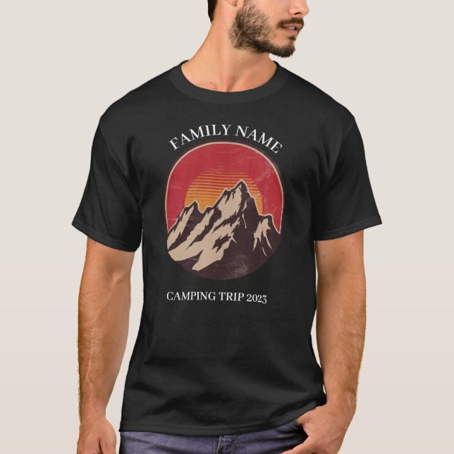 Custom Family Road Trip T-shirt Mountain (Front)