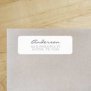 Custom Family Script Grey Script Return Address