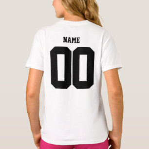 Custom family shirts, Name girls Number shirts