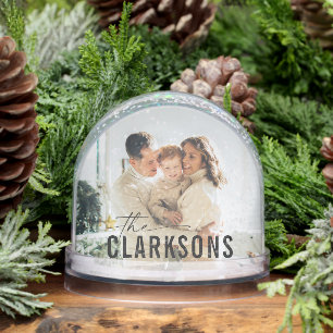 Custom Family Snow Globe