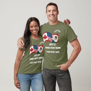 Custom Family Soccer Tournament Shirt - Ca EEU Mx