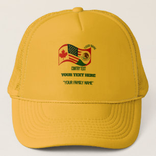 Custom Family Soccer Tournament Shirt - Ca EEU Mx Trucker Hat
