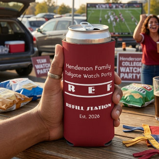 Custom Family Tailgate Personalised family Seltzer Can Cooler