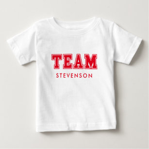 Custom family team baby T-Shirt