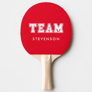Custom family team ping pong paddle