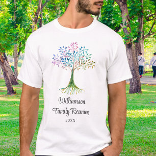 Custom Family Tree Family Reunion  T-Shirt