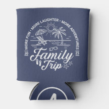 Custom Family Trip Group Matching Beach Vacation