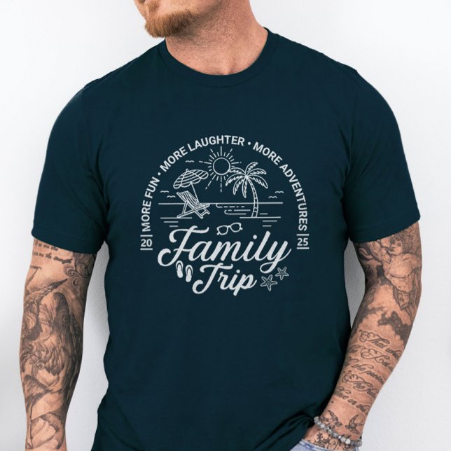 Custom Family Trip Group Matching Beach Vacation T-Shirt (Creator Uploaded)