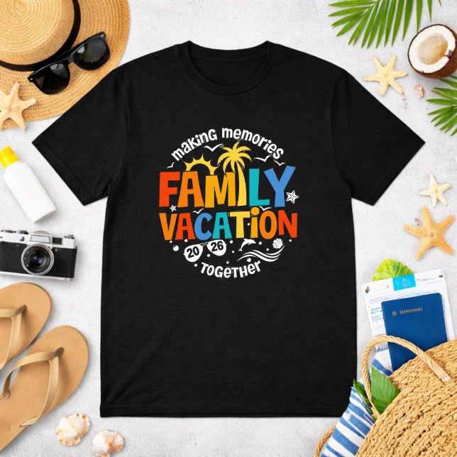 Custom Family Vacation 2026, Family Beach Trip Tri-Blend Shirt (Creator Uploaded)