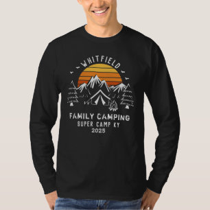 Custom Family Vacation Matching Camping T-Shirt