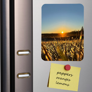 Custom Family Vacation Photo Refrigerator Magnet