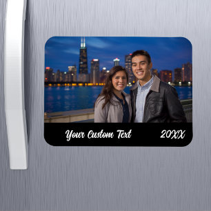 Custom Family Vacation Photo Refrigerator  Magnet