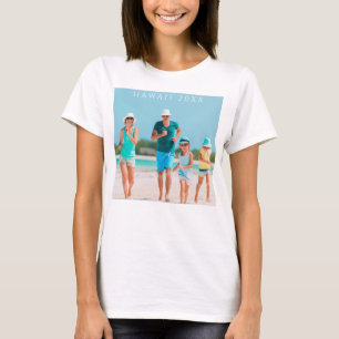 Custom Family Vacation Photo T-Shirt