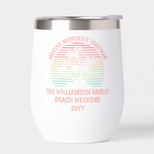 Custom Family Vacation Retro Tropical Beach Trip