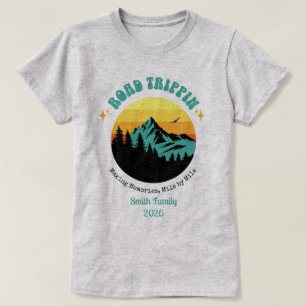 Custom Family Vacation Road Outdoor Trip Matching T-Shirt