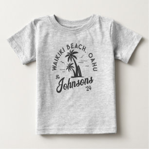 Custom Family Vacation Summer Beach Group Trip Baby T-Shirt