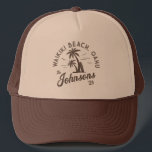 Custom Family Vacation Summer Beach Group Trip Trucker Hat<br><div class="desc">Celebrate your beach vacation with our Custom Family Vacation Summer Beach Group Trip Matching T-Shirts! Perfect for family reunions, friends' getaways, or group trips, these personalised summer tees make unforgettable memories. Customise with names, dates, or destinations to make your vacation unique. Available in various sizes and colours, these matching tees...</div>
