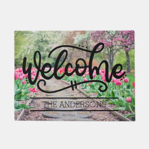Custom Family Welcome Doormat