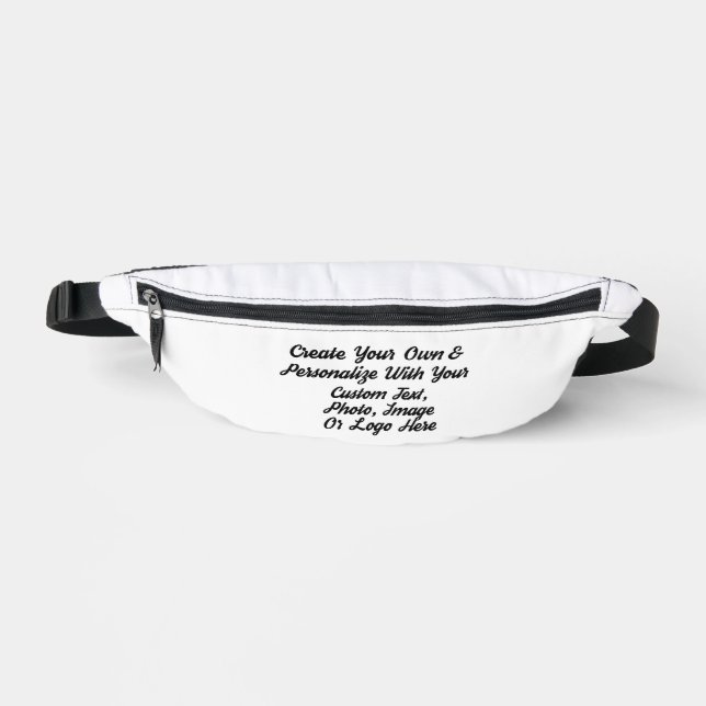Custom Fanny Pack - Personalised Waist Bag Gift (Front)