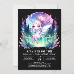Custom Fantasy Fairy Birthday Invitation
