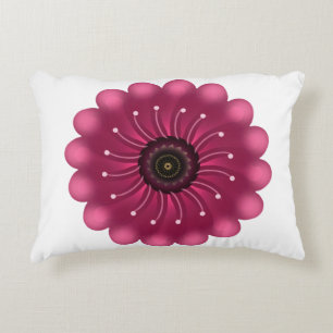 Custom Fantasy Flower Abstract Neon Floral Decorative Cushion