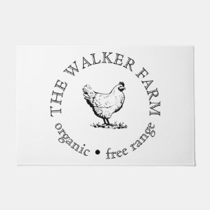 Custom Farm Business Promotional Logo Doormat